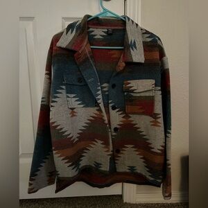 Shein boho jacket size small
